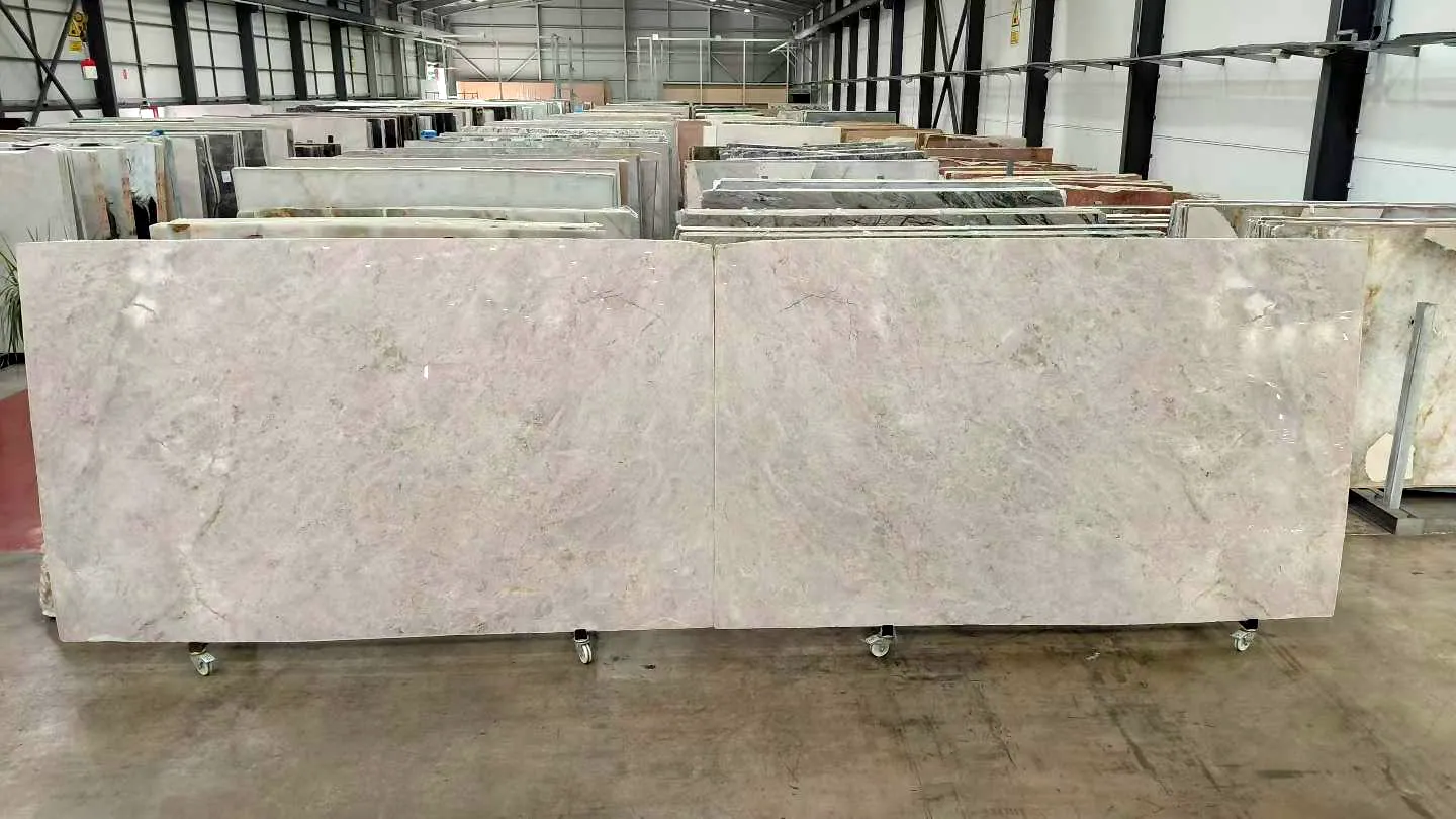 Maragogui Pink: real slab in our warehouse