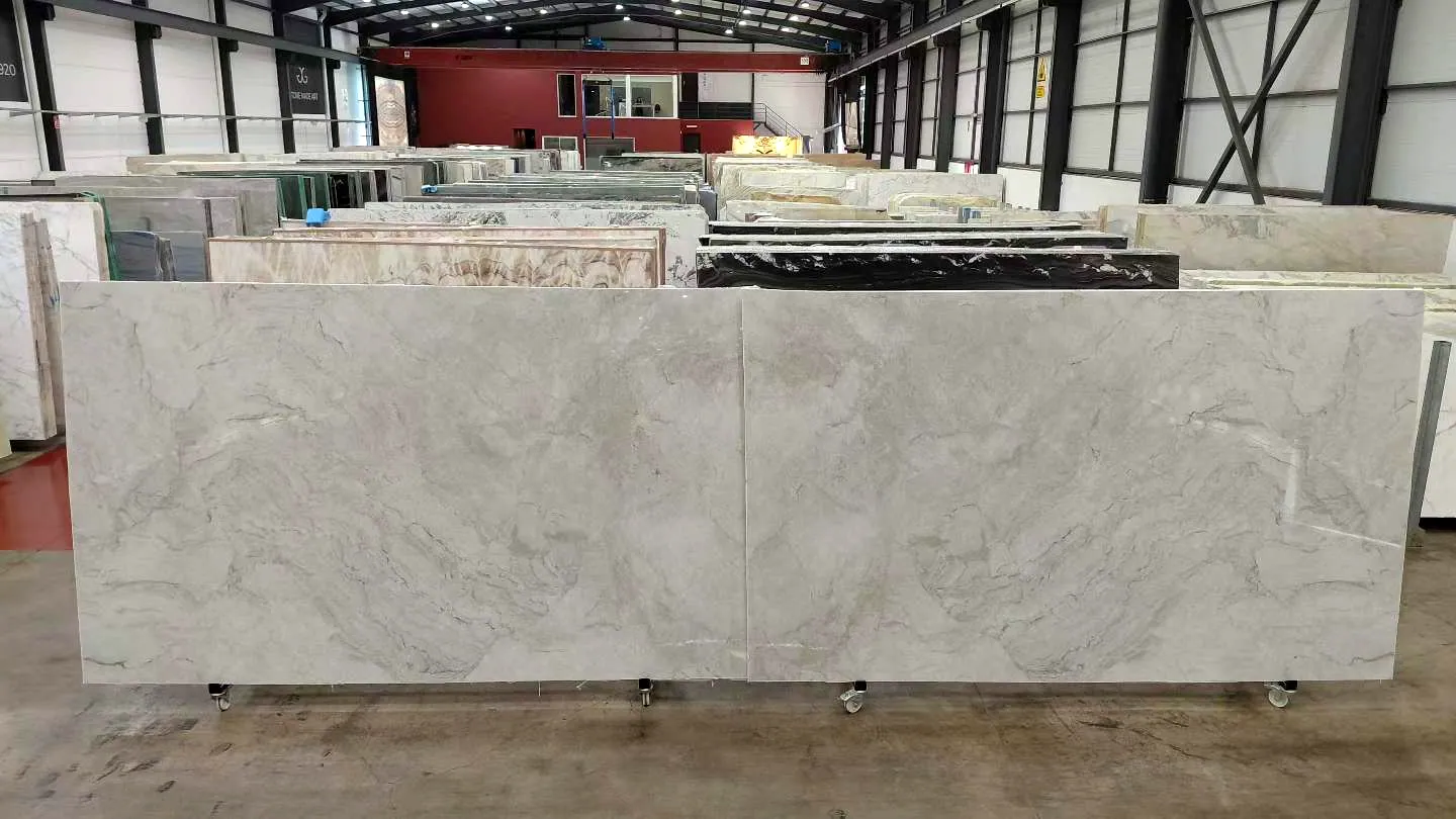 Taj Mahal Quartzite: real slab in our warehouse