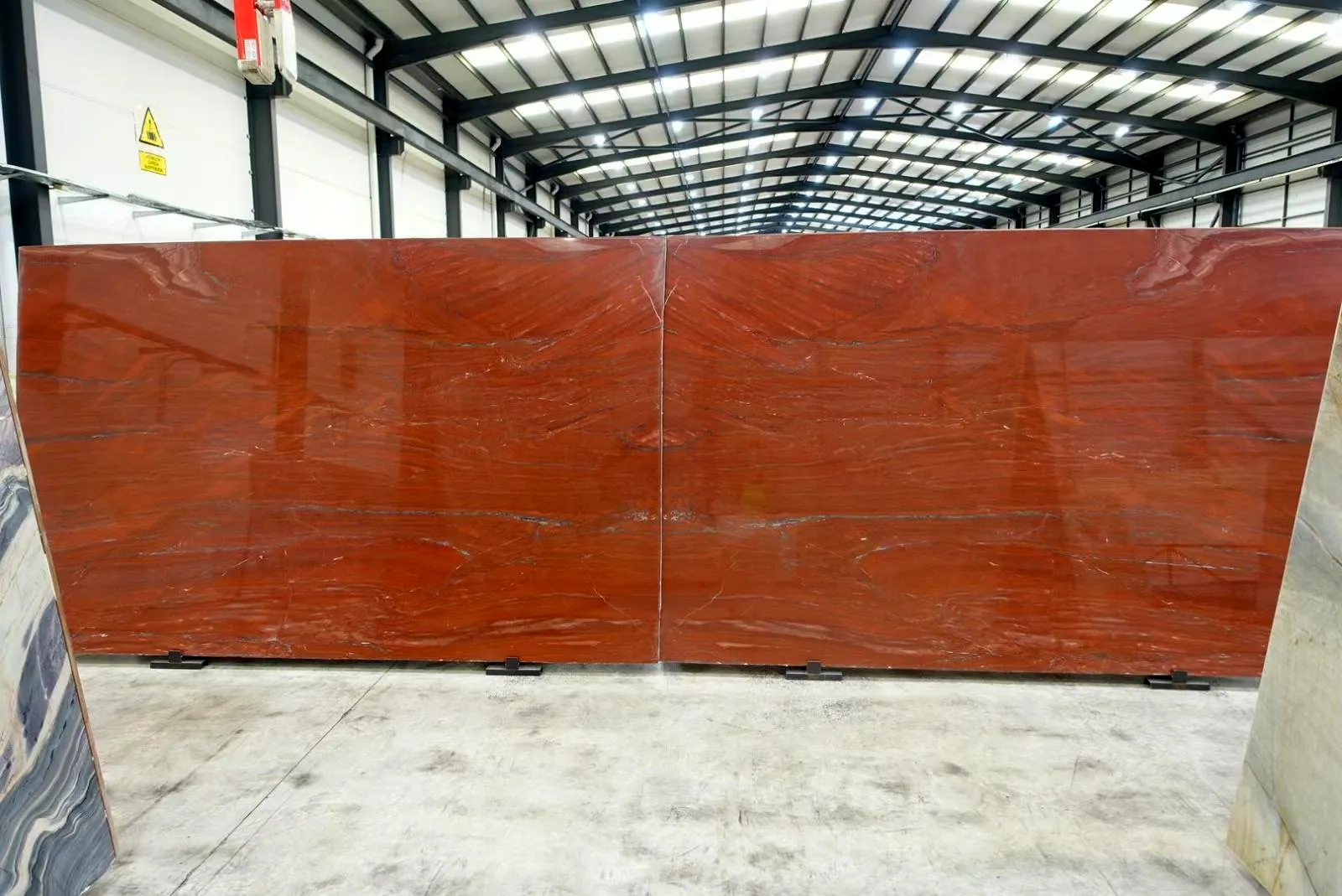 Xango Red: real slab in our warehouse